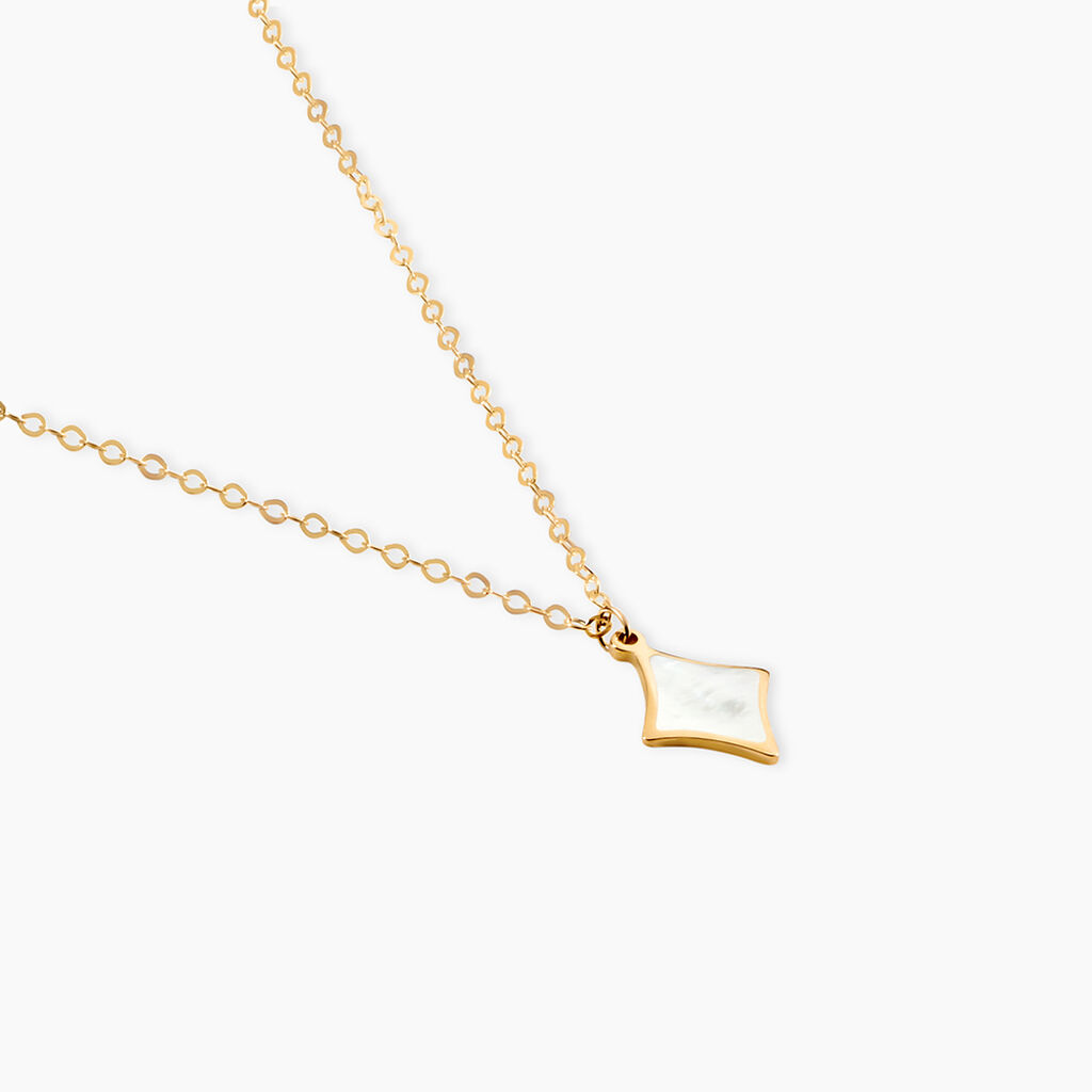 Collier Lucky Gems Or Jaune Nacre - Colliers Femme | Histoire d&rsquo;Or