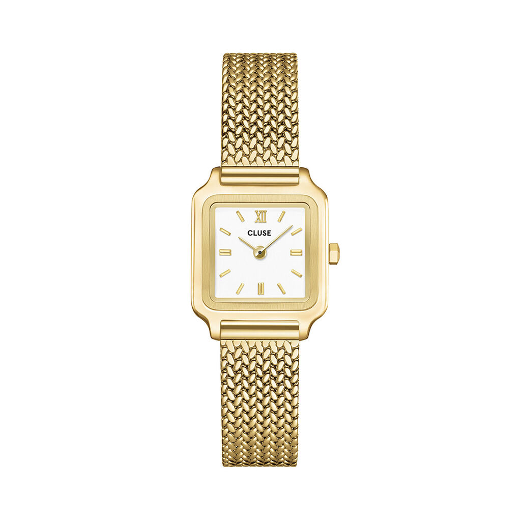 Montre Cluse Gracieuse Mini Blanc - F&ecirc;te des m&egrave;res Femme | Histoire d&rsquo;Or