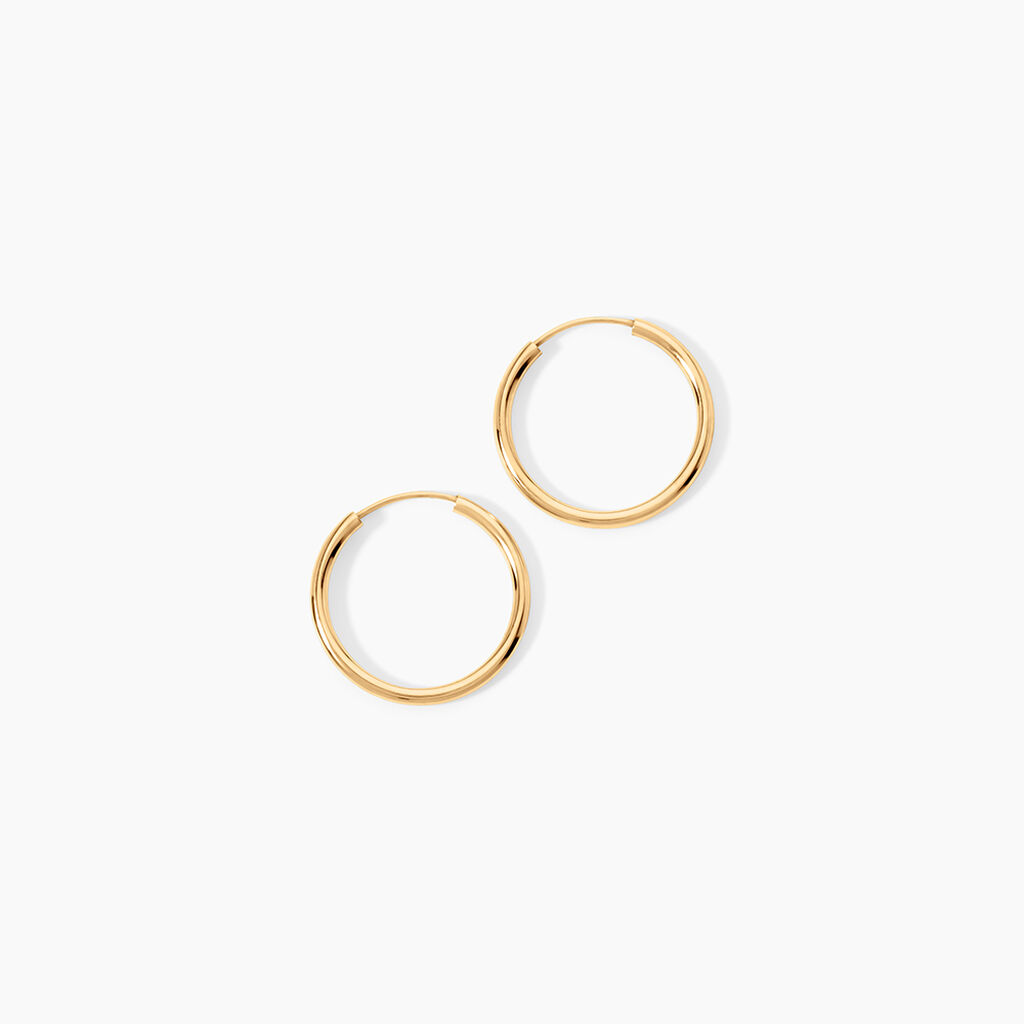 Cr&eacute;oles Valencina Or Jaune - Boucles d'oreilles cr&eacute;oles Femme | Histoire d&rsquo;Or