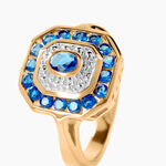 Bague Hans Plaqu&eacute; Or Oxyde Pierre - Bagues avec pierre Femme | Histoire d&rsquo;Or