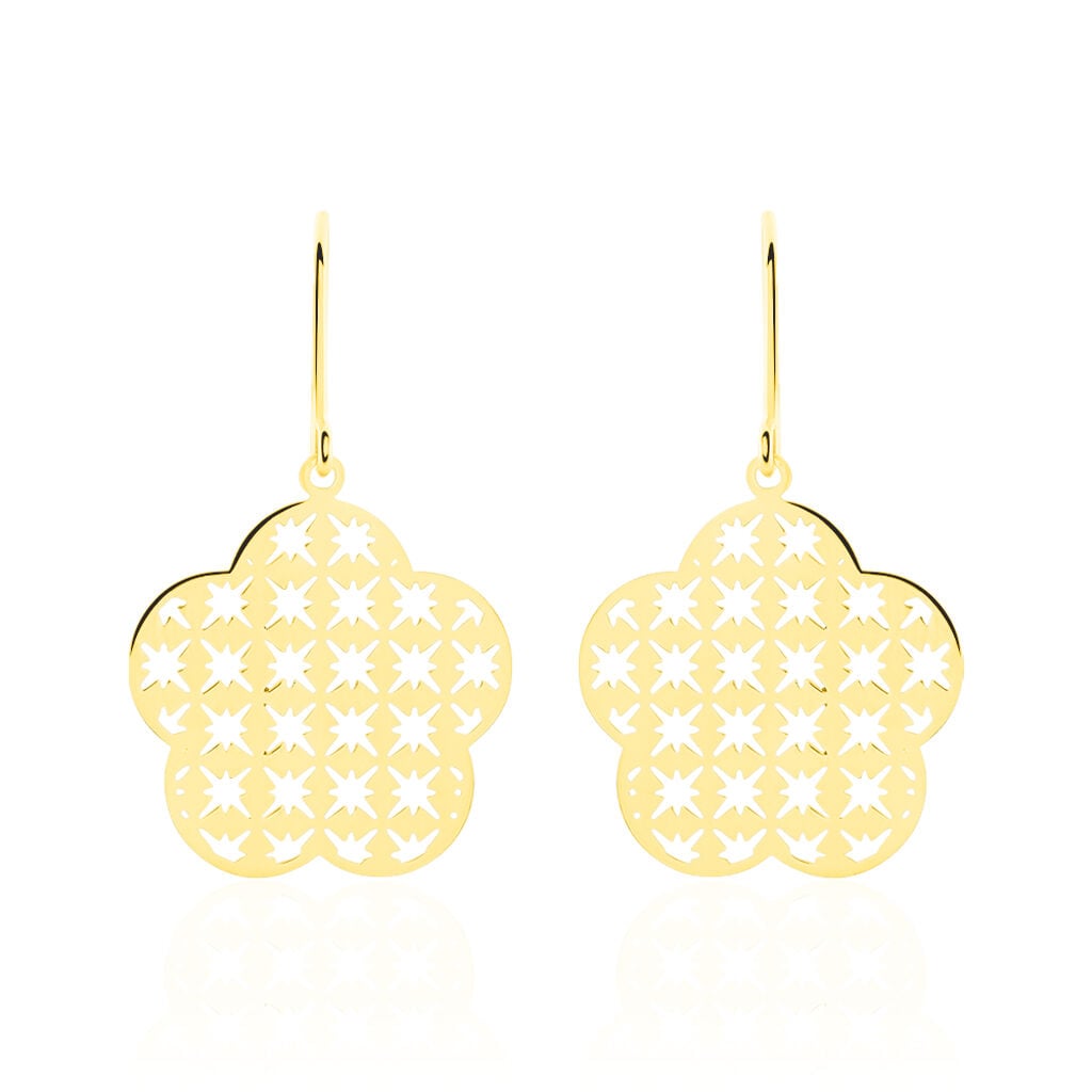 Boucles D'oreilles Pendantes Liesel Or Jaune - Boucles d'oreilles pendantes Femme | Histoire d&rsquo;Or