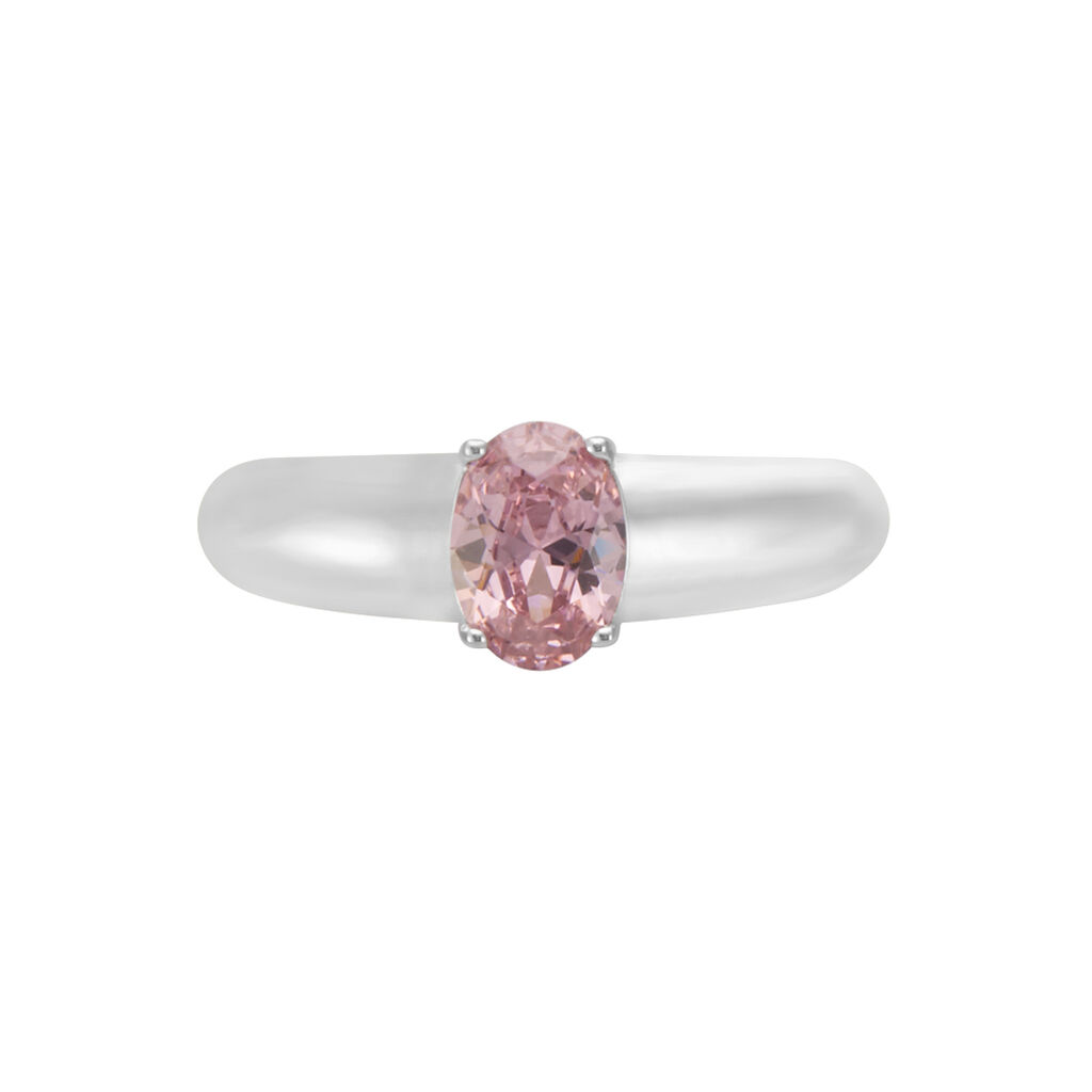 Bague Solitaire Antoinon Argent Oxyde De Zirconium - Bagues solitaires Femme | Histoire d’Or