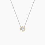 Collier Or Jaune Argent Blanc Oxyde De Zirconium - Colliers Femme | Histoire d&rsquo;Or