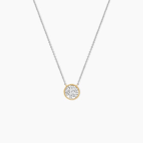 Collier Or Jaune Argent Blanc Oxyde De Zirconium - Colliers Femme | Histoire d&rsquo;Or