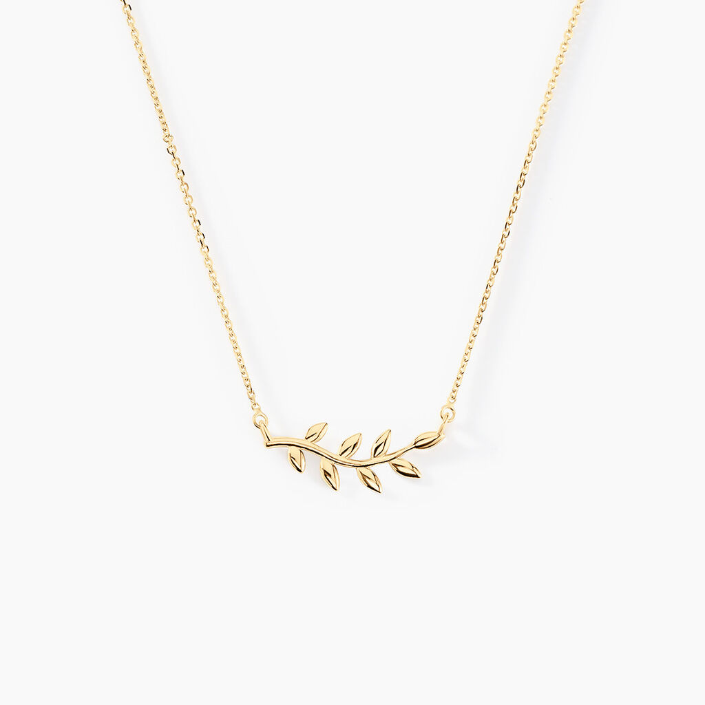 Collier Foliora Or Jaune - Colliers Femme | Histoire d&rsquo;Or