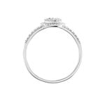 Bague 1986 Or Blanc Diamants - Bagues solitaires Femme | Histoire d&rsquo;Or