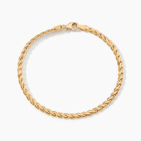 Bracelet Jayna Maille Palmier Or Jaune - Bracelets chaîne Femme | Histoire d’Or