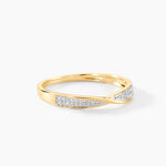 Bague Ingerida Or Jaune Diamant - Bagues avec pierre Femme | Histoire d&rsquo;Or