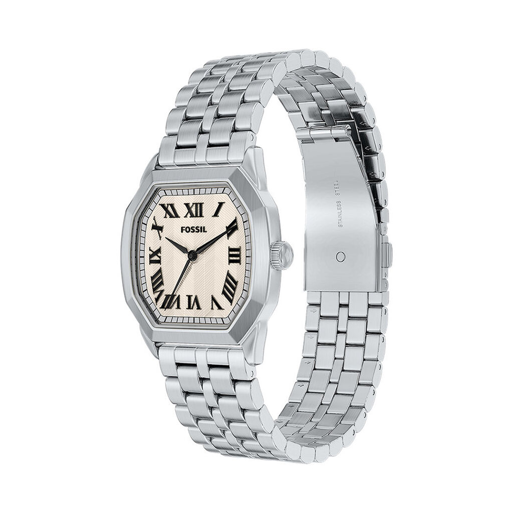Montre Fossil Harlow Homme Cr&egrave;me - F&ecirc;te des p&egrave;res Homme | Histoire d&rsquo;Or