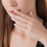 Bague Magnolia Croisee Or Jaune Diamant - Bijoux Femme | Histoire d&rsquo;Or