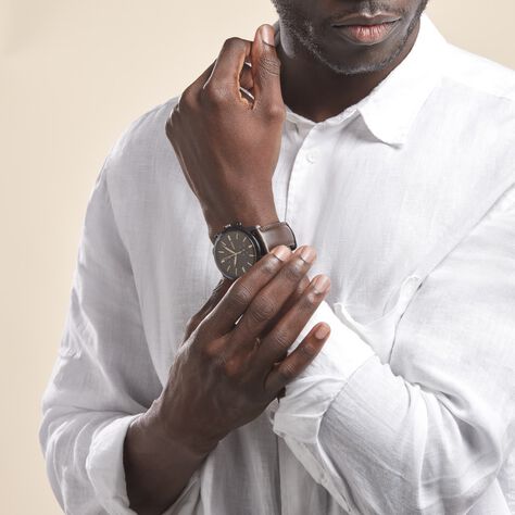 Montre Fossil Townsman Noir - Montres Homme | Histoire d’Or