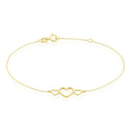 Bracelet Or Jaune Mayron - Bracelets Coeur Femme | Histoire d’Or