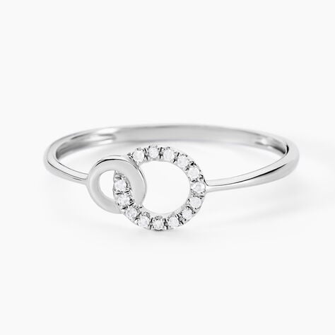 Bague Mahaut Or Blanc Diamant - Bagues avec pierre Femme | Histoire d&rsquo;Or