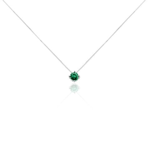 Collier Argent Blanc Dwight Oxyde De Zirconium - Colliers fantaisie Femme | Histoire d&rsquo;Or