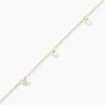 Bracelet Or Jaune Leucitica Oxydes De Zirconium - Bracelets Femme | Histoire d&rsquo;Or