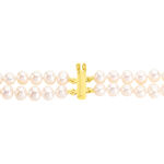 Bracelet Silene 2 Rangs Or Jaune Perle De Culture - Bracelets Femme | Histoire d&rsquo;Or