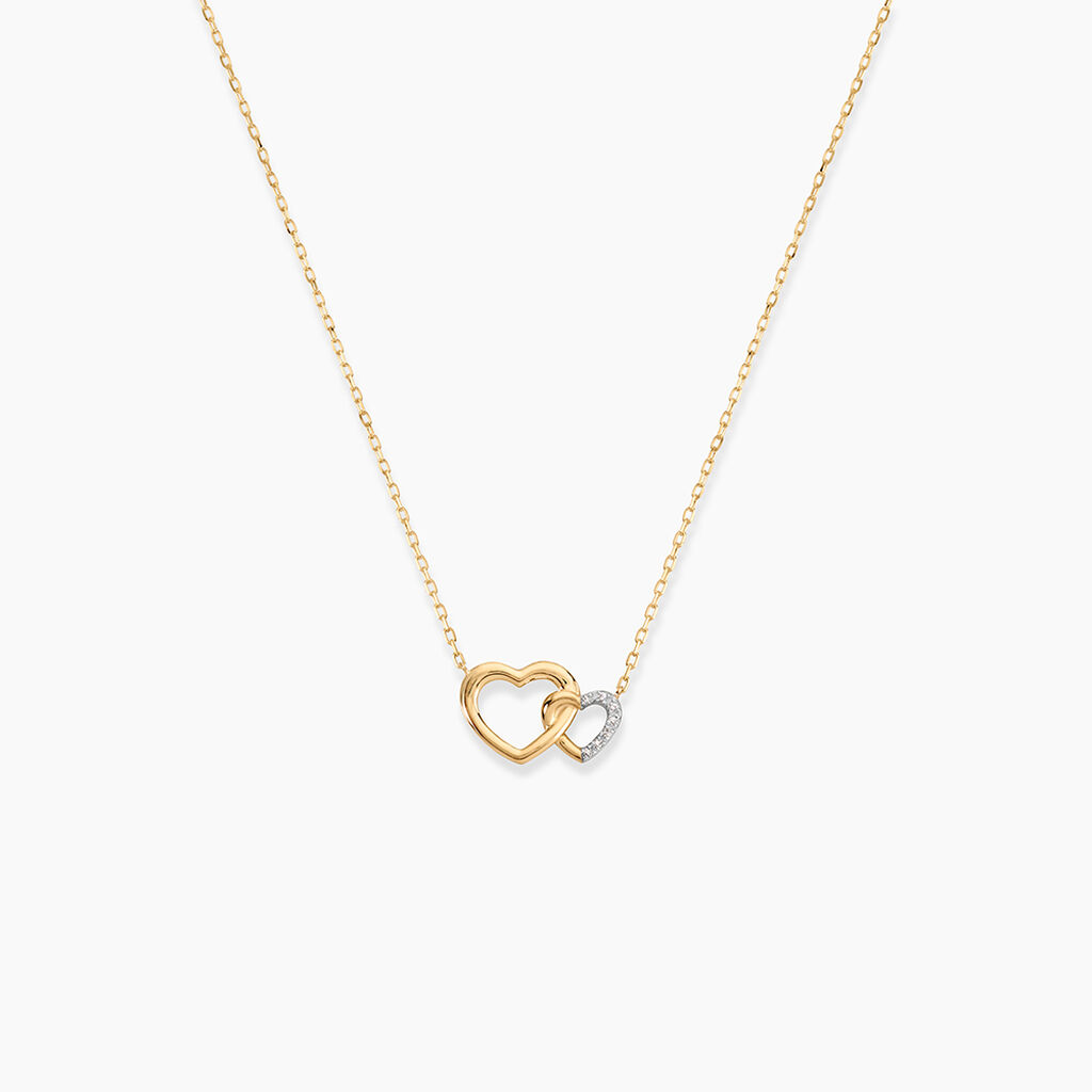Collier Silana Or Jaune Diamant - Bijoux Pierres Pr&eacute;cieuses Femme | Histoire d&rsquo;Or