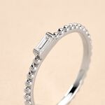 Bague Cherish Argent Blanc Oxyde De Zirconium - Bagues solitaires Femme | Histoire d&rsquo;Or