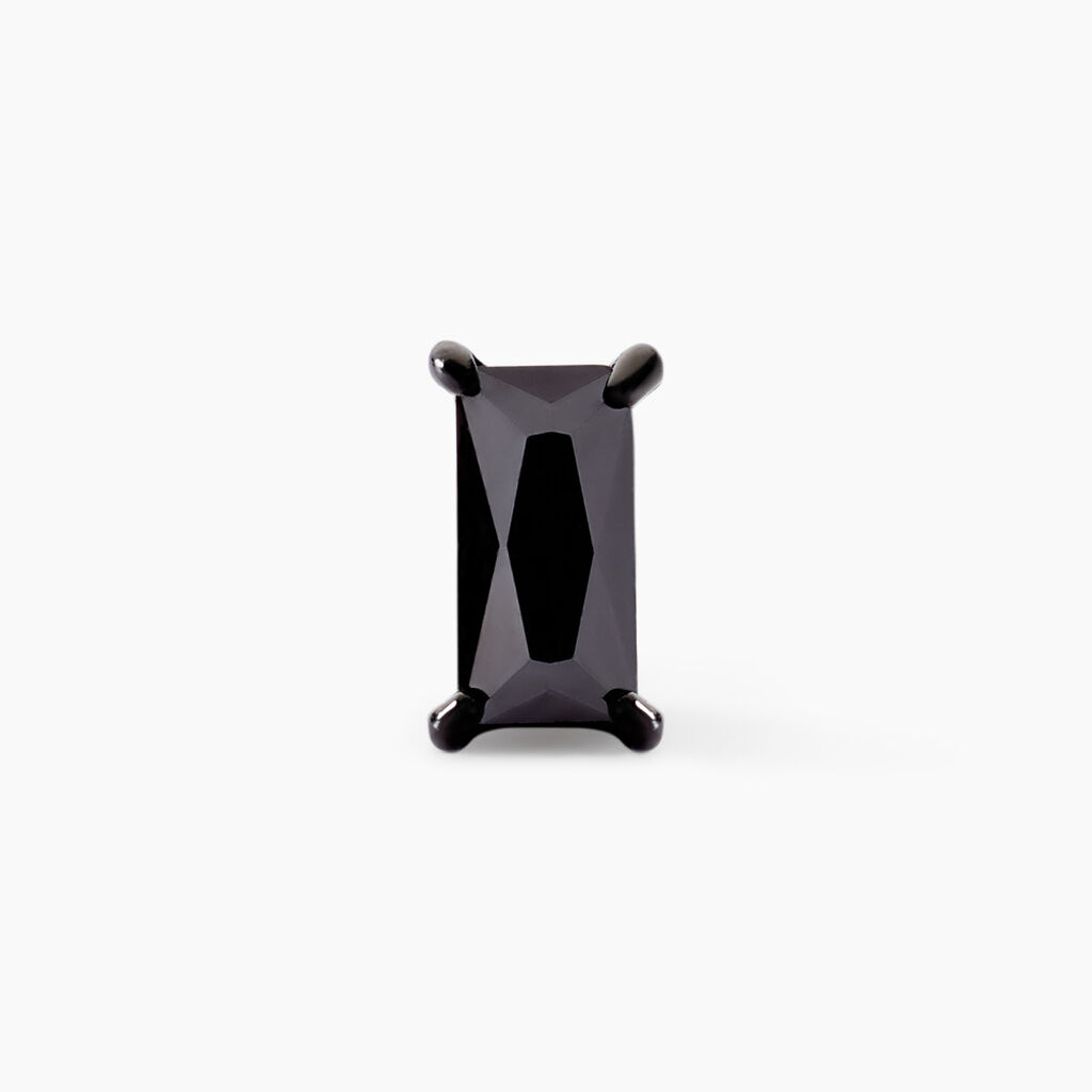 Piercing Oruro Acier Noir Oxyde De Zirconium - Bijoux Homme | Histoire d’Or