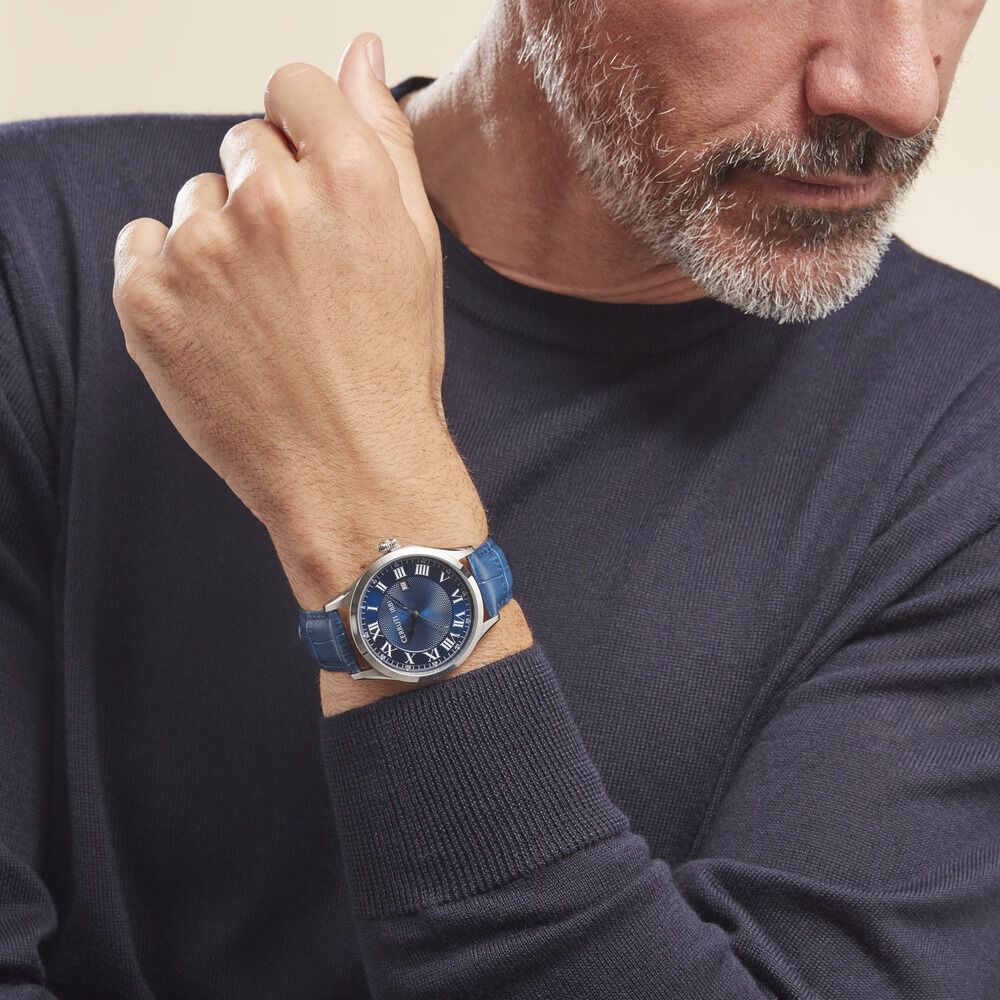 Montre cerruti homme bleu sale