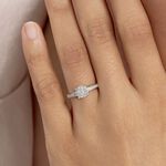 Bague Serena Or Blanc Diamant - Bagues solitaires Femme | Histoire d&rsquo;Or