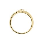 Bague Ana-lou Plaque Or Jaune Oxyde De Zirconium - Bagues avec pierre Femme | Histoire d&rsquo;Or