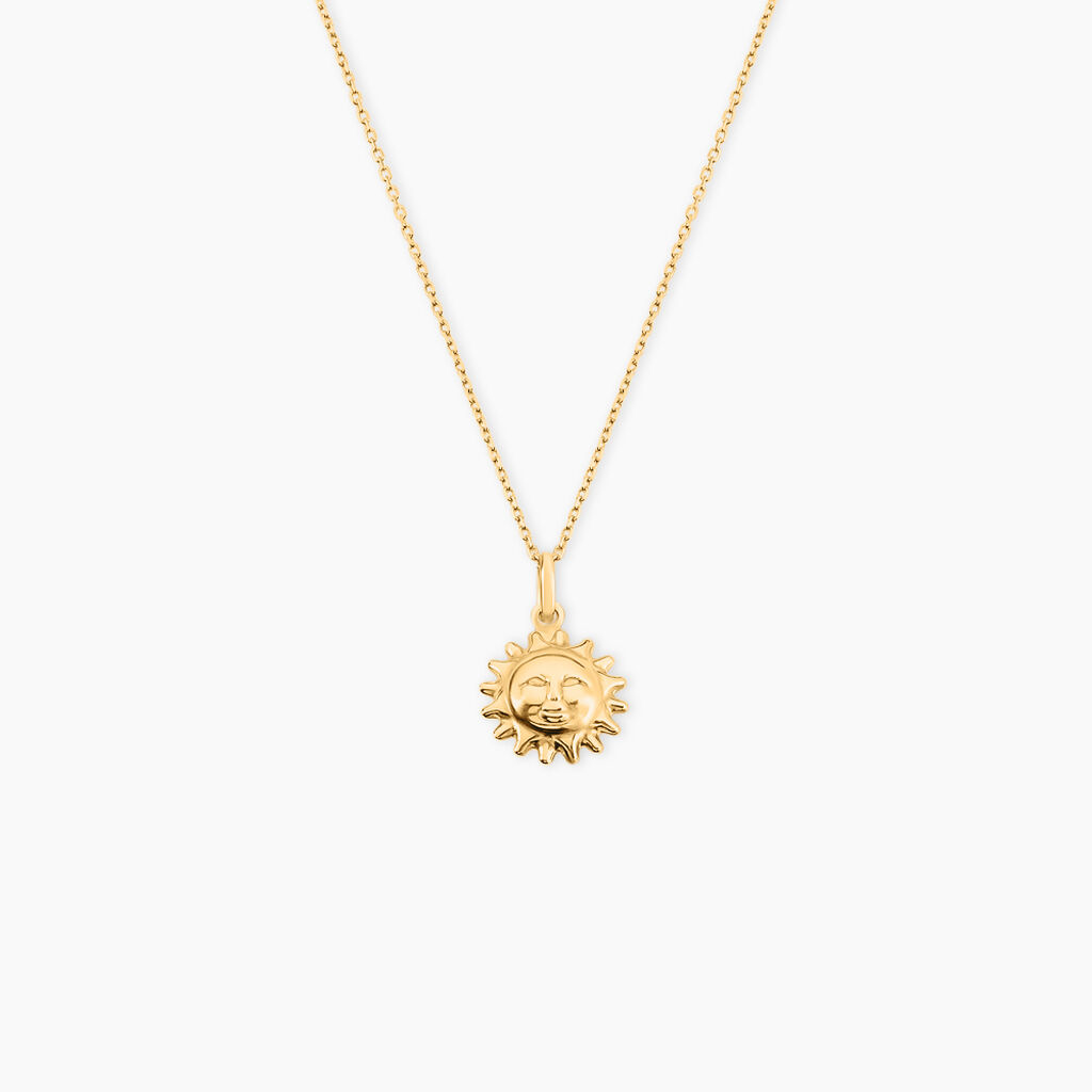 Pendentif Finlay Soleil Or Jaune - Pendentifs Femme | Histoire d’Or