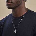 Medaille Or Blanc Hannae - Pendentifs Bapt&ecirc;me Famille | Histoire d&rsquo;Or