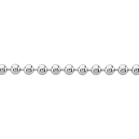 Collier Nateo Boules Argent Blanc - Colliers fantaisie Homme | Histoire d’Or