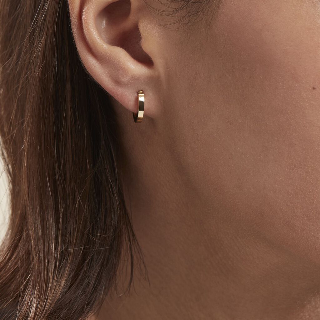 Créole Unitaire Agrippina Or Jaune - Boucles d'oreilles créoles Famille | Histoire d’Or