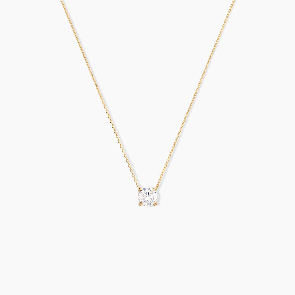 Collier Ponama Or Jaune Oxyde De Zirconium - Colliers Femme | Histoire d&rsquo;Or