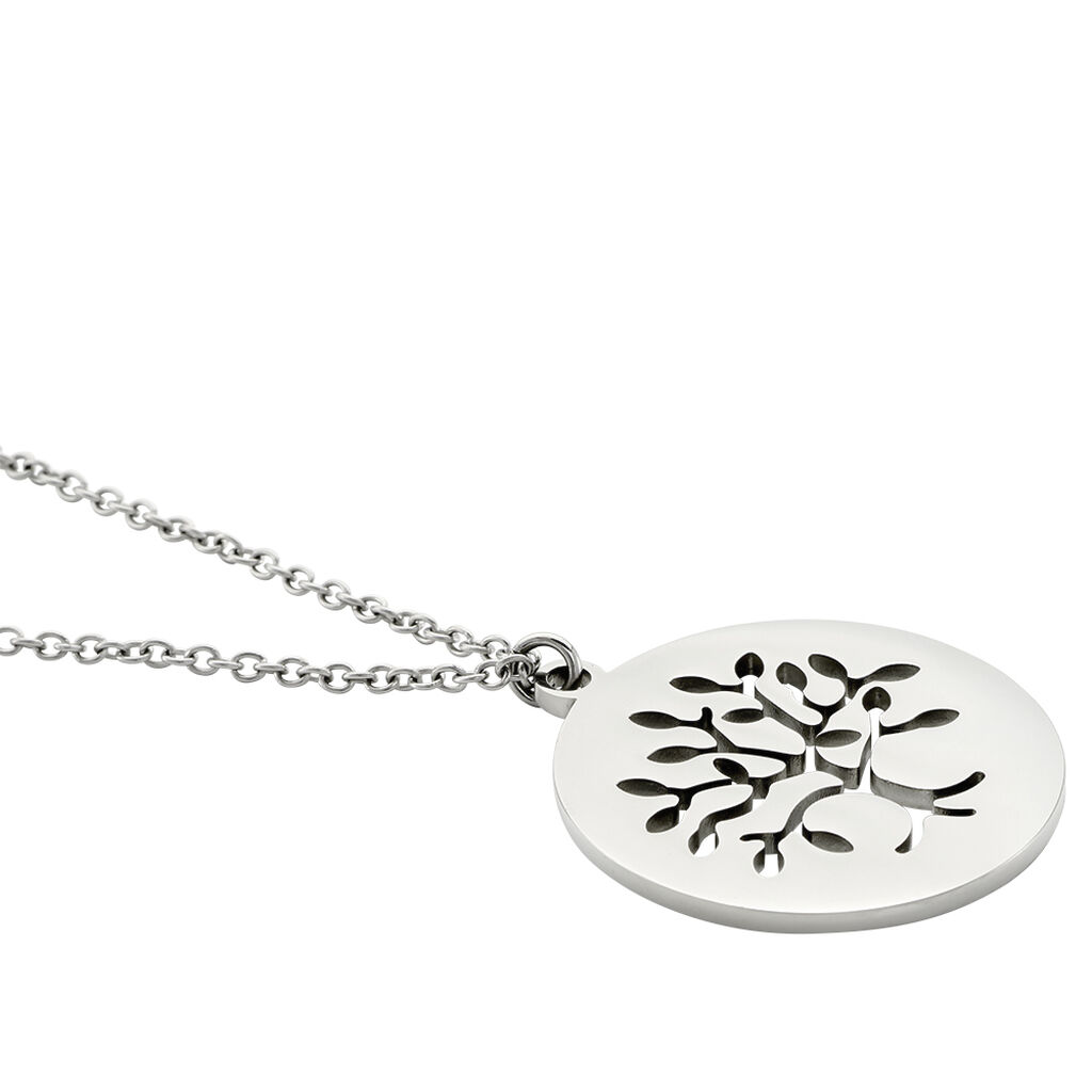 Collier Acier Blanc Ganet - Sautoirs Femme | Histoire d’Or