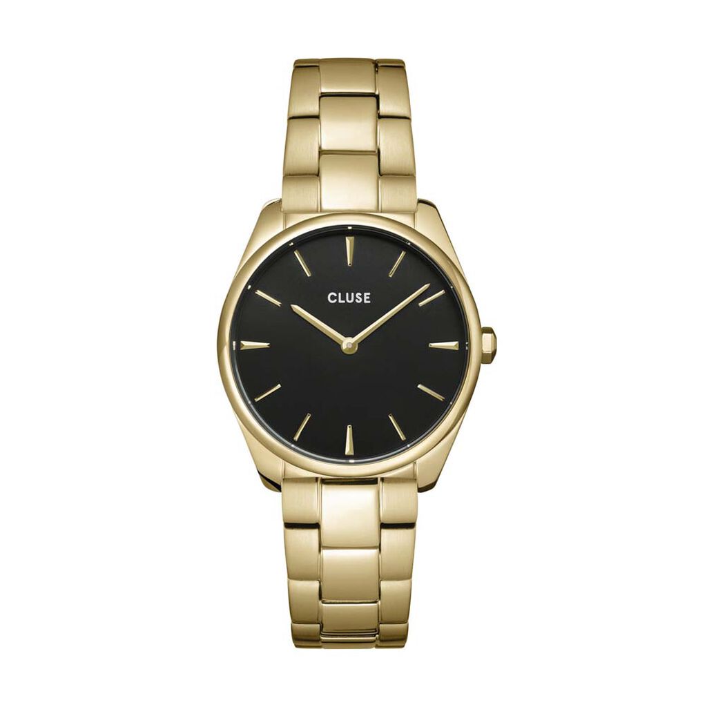 Montre Cluse Feroce Petite Noir - Montres Femme | Histoire d&rsquo;Or