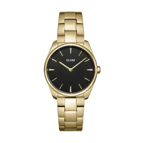 Montre Cluse Feroce Petite Noir - Montres Femme | Histoire d&rsquo;Or
