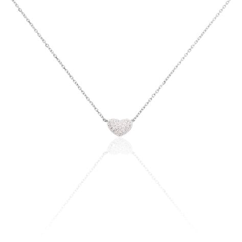 Collier Alois Argent Blanc Oxyde De Zirconium - Colliers fantaisie Femme | Histoire d’Or