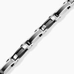 Bracelet Jourdan Aaron Acier Argent&eacute; - F&ecirc;te des p&egrave;res Homme | Histoire d&rsquo;Or