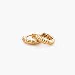 Cr&eacute;oles Twist Plaqu&eacute; Or Jaune - Cr&eacute;oles fantaisie Femme | Histoire d&rsquo;Or
