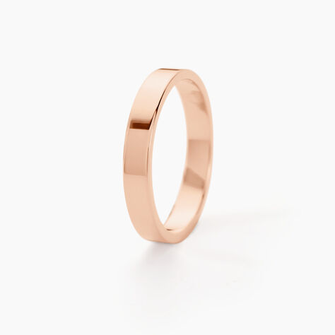 Alliances Argent Rose Inayah Ruban 3mm - Alliances Homme | Histoire d&rsquo;Or