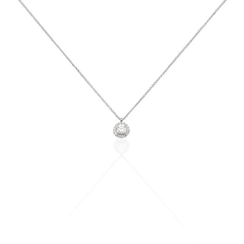 Collier Alexa Or Blanc Diamant - Colliers Femme | Histoire d&rsquo;Or