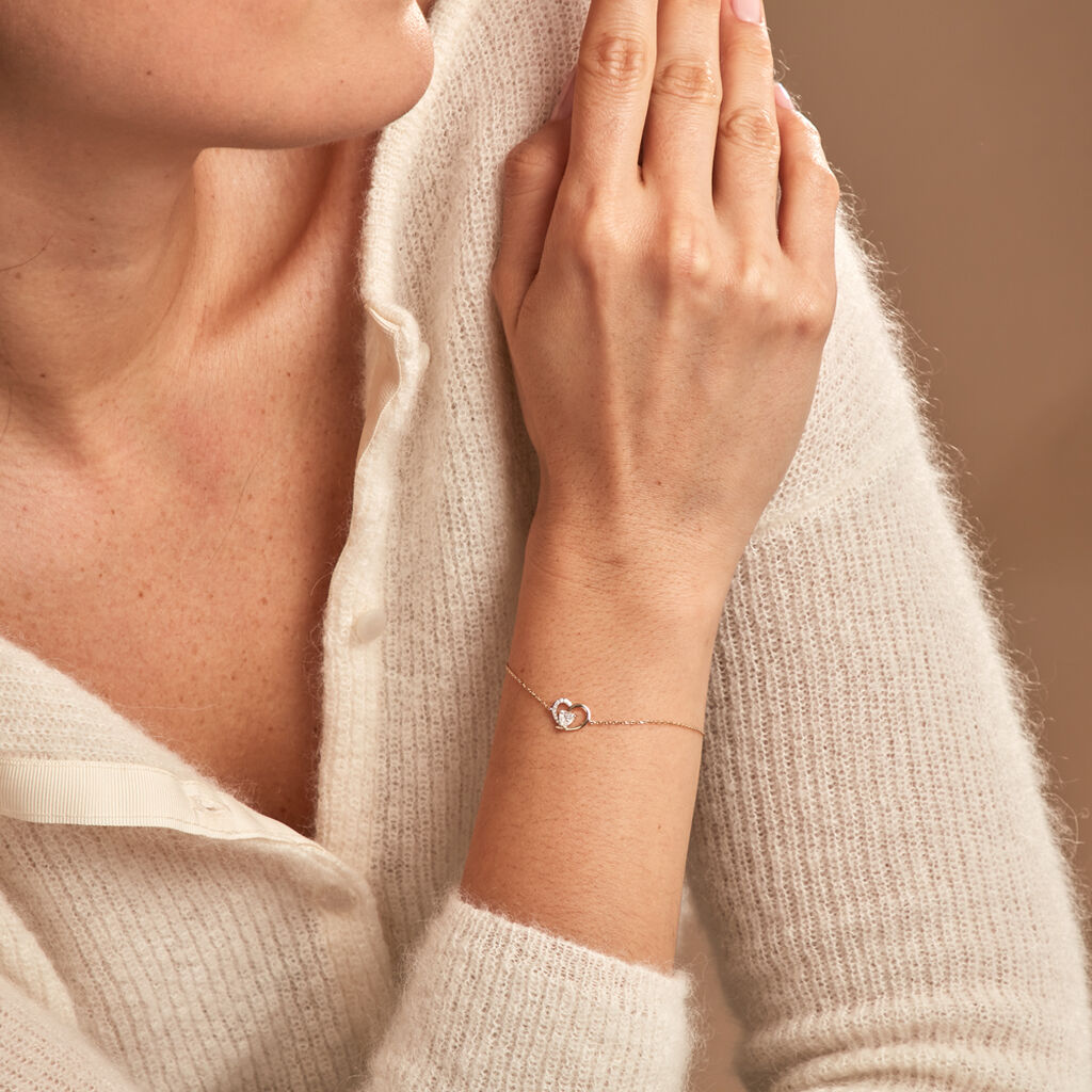 Bracelet Eliana Or Jaune Oxyde De Zirconium - Bracelets Femme | Histoire d’Or