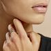 Bague Ajustable Adel Acier Blanc - Bagues fantaisie Femme | Histoire d’Or