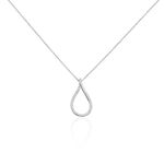 Collier Netta Argent Blanc Oxyde De Zirconium - Colliers fantaisie Femme | Histoire d&rsquo;Or