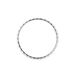 Alliance June 2 Rangs Diamantee Ruban Plat Or Blanc - Alliances Femme | Histoire d’Or