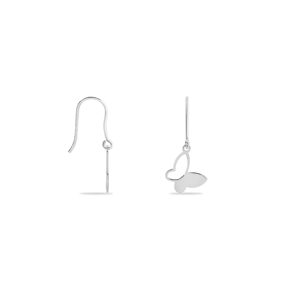 Boucles D'oreilles Pendantes Maria Argent Blanc - Boucles d'oreilles fantaisie Femme | Histoire d’Or