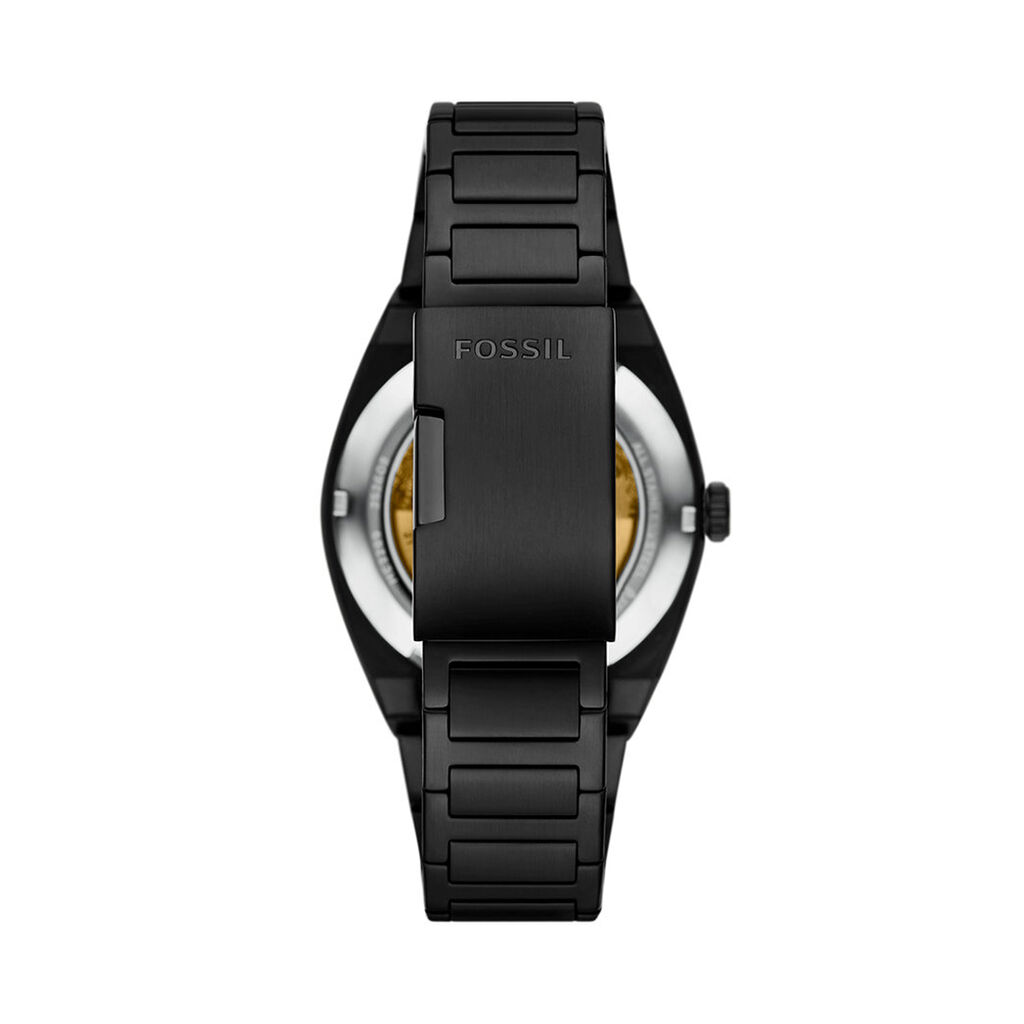 Montre Fossil Everett Automatic Bicolore Dor&eacute; / Noir - F&ecirc;te des p&egrave;res Homme | Histoire d&rsquo;Or