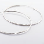 Cr&eacute;oles Argent Blanc Agathe - Boucles d'oreilles cr&eacute;oles Femme | Histoire d&rsquo;Or