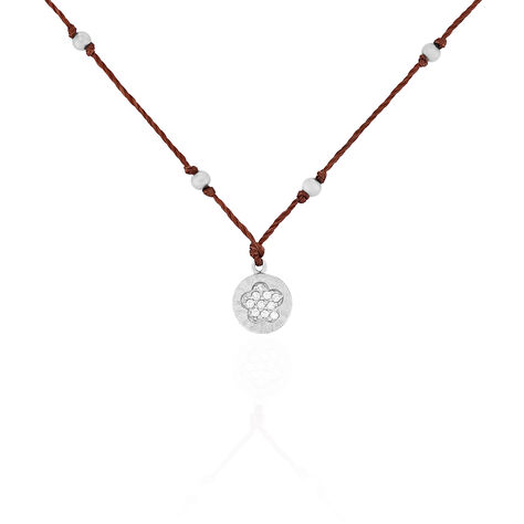 Collier Muguette Argent Blanc Oxyde De Zirconium - Colliers fantaisie Femme | Histoire d&rsquo;Or