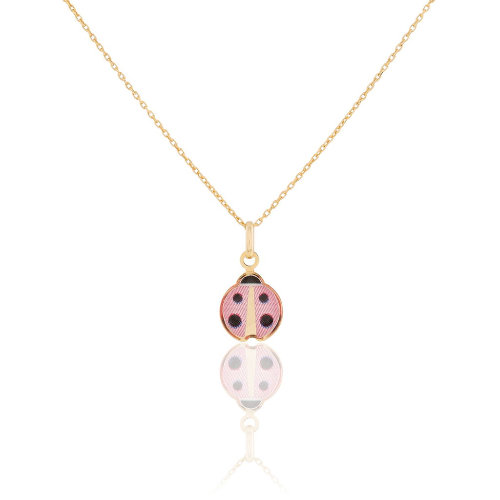 Collier Helidie Coccinelle Or Jaune - Colliers Enfant | Histoire d’Or