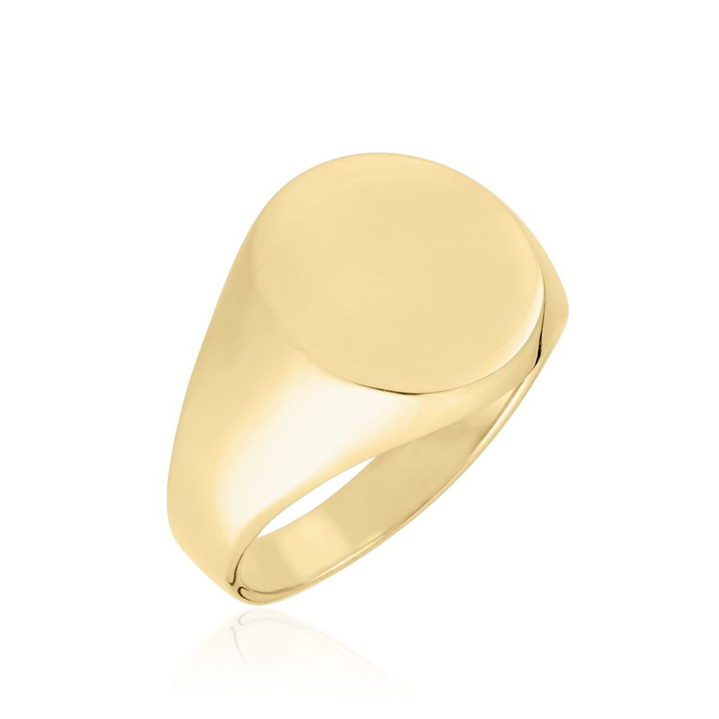 Chevalière Plaqué Or Jaune Aureliano