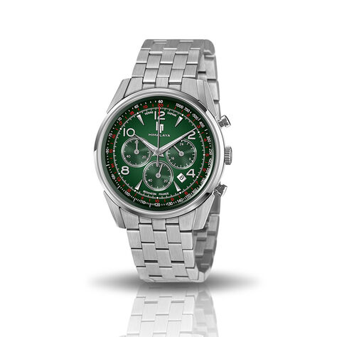 Montre Lip Himalaya Chrono Vert - Montres Homme | Histoire d&rsquo;Or